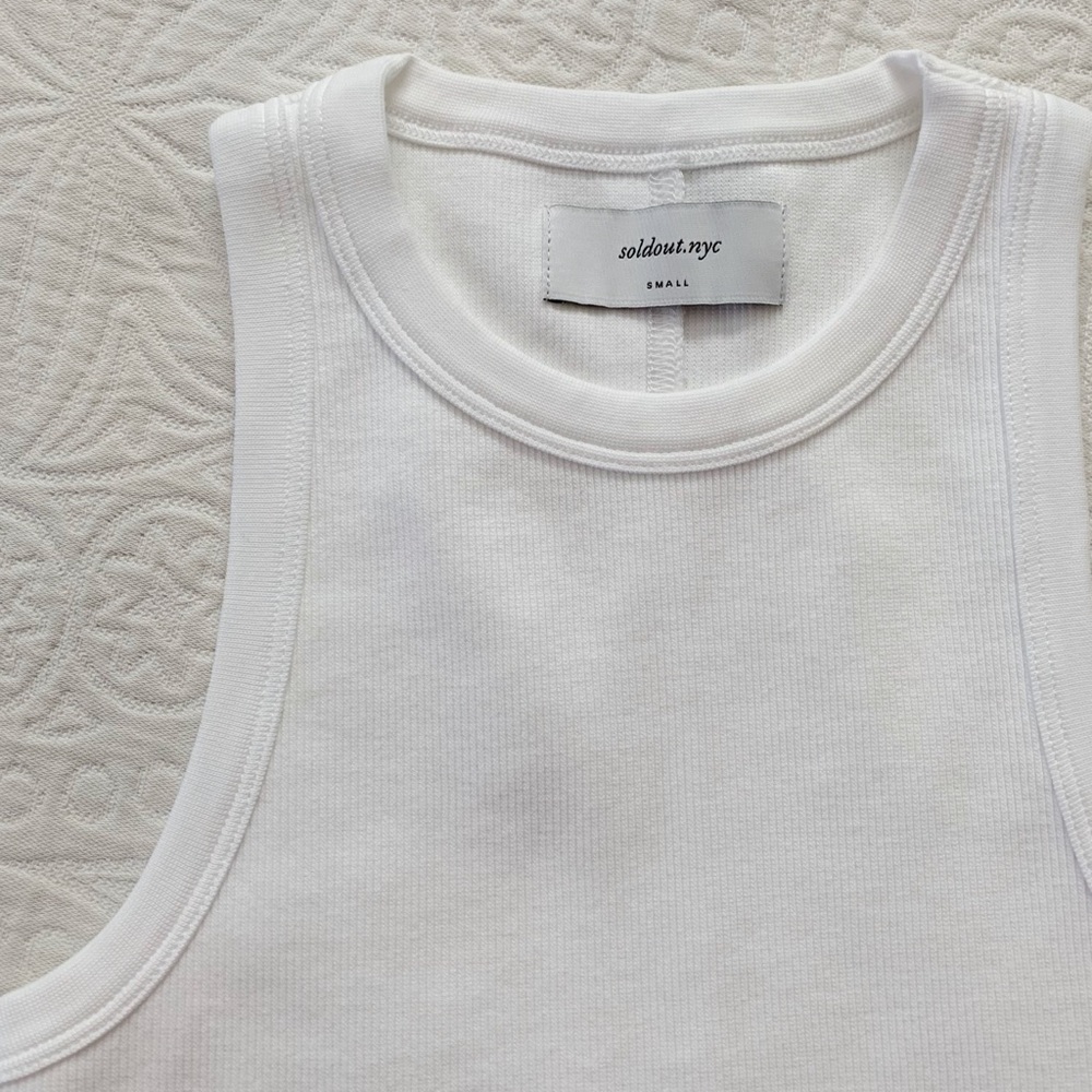 Sold‎ Out NYC Not So Basic Tank, White - Picture 6 of 9